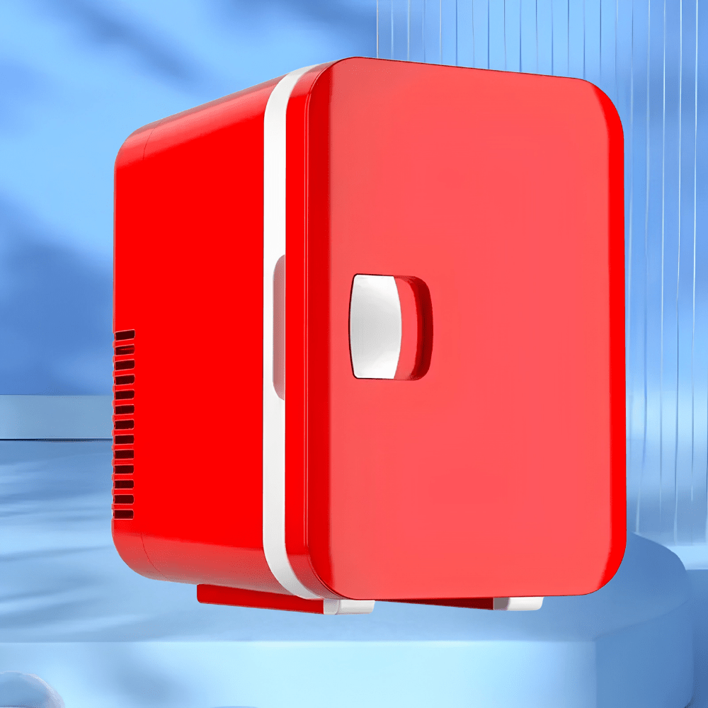 Portable Mini Fridge with Dual Power - 6L Compact Skincare and Cosmetic Refrigerator for beauty products and cosmetics. 0