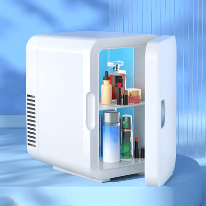 Portable Mini Fridge with Dual Power - 6L Compact Skincare and Cosmetic Refrigerator for beauty products and cosmetics. 3