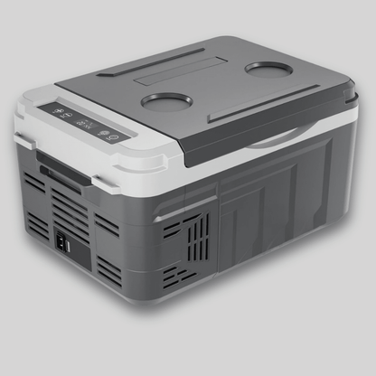 Portable Mini Fridge with Freezer Function and App Control, 11QT Lightweight Travel Cooler ideal for car trips and outdoor adventures. 0