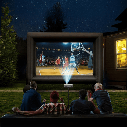 Portable Mini Projector with 3000 Lumen Brightness for Home Entertainment – Compact and Lightweight Design