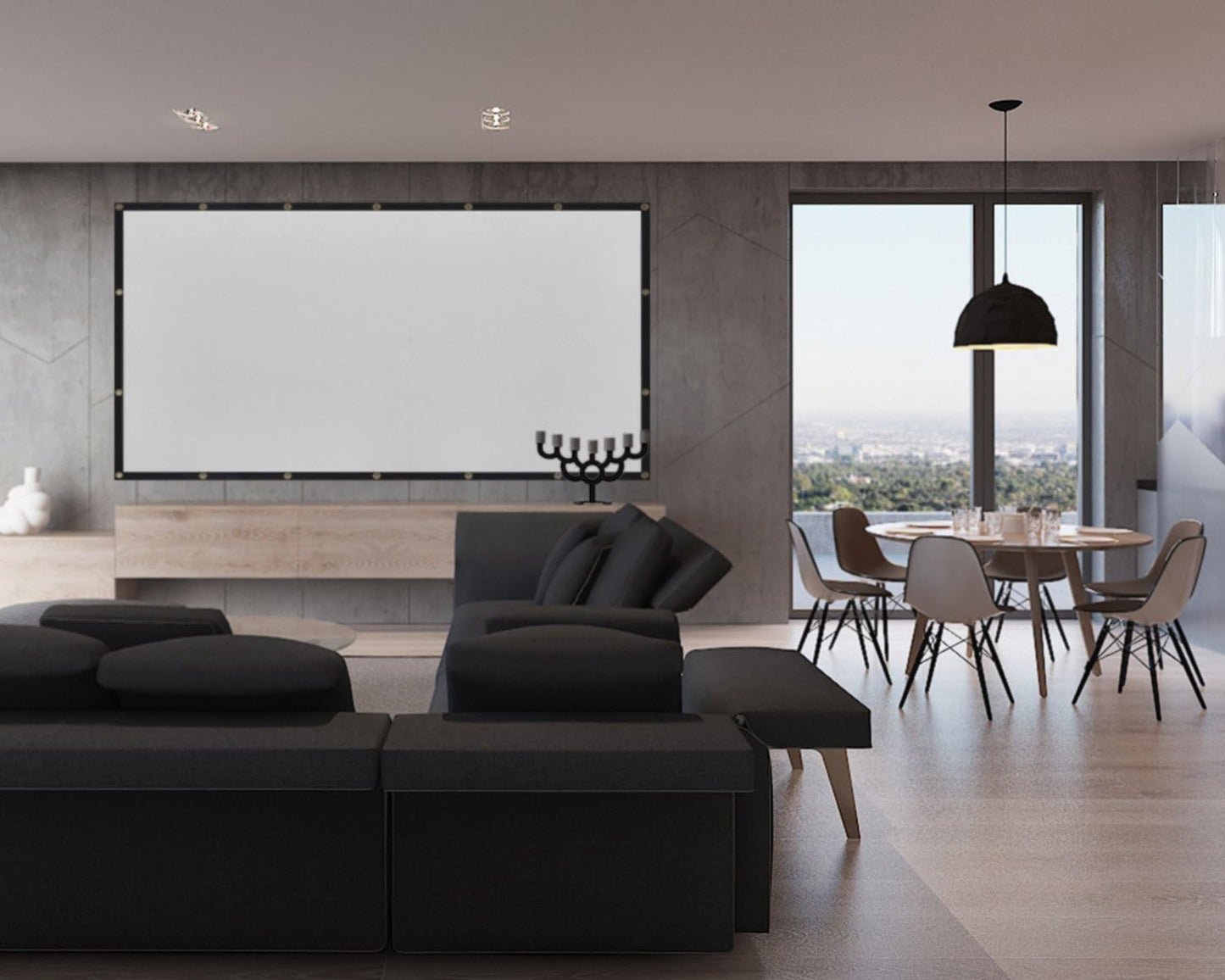 Portable Projector Screen 120 Inch HD with Anti-Crease Surface – Lightweight and Quick Setup for Outdoor Movie Nights 6