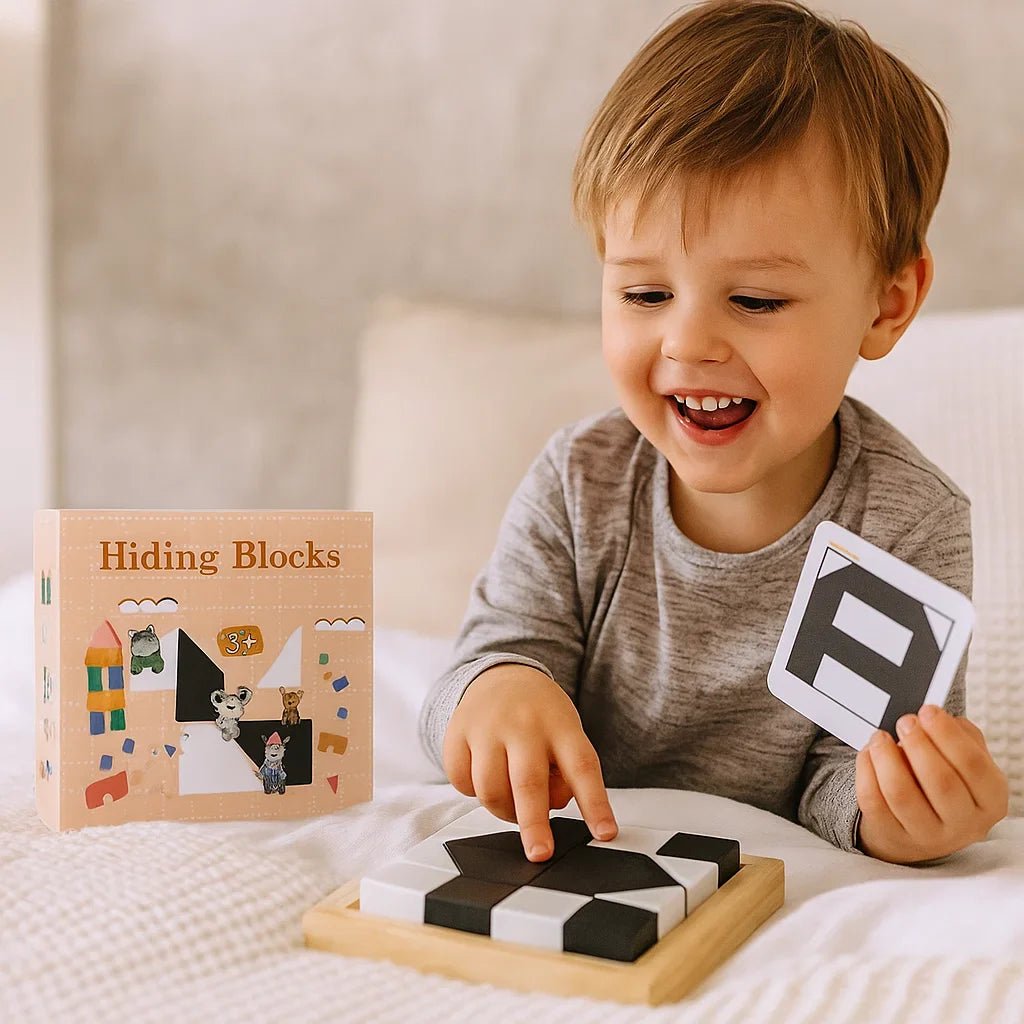 Portable two-color puzzle game for brain training, designed as a pocket-sized logic toy for on-the-go mental challenges. 0