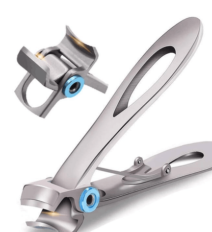 Professional nail clippers featuring sharp stainless steel blades and an ergonomic handle designed for precise nail care and comfort. 0