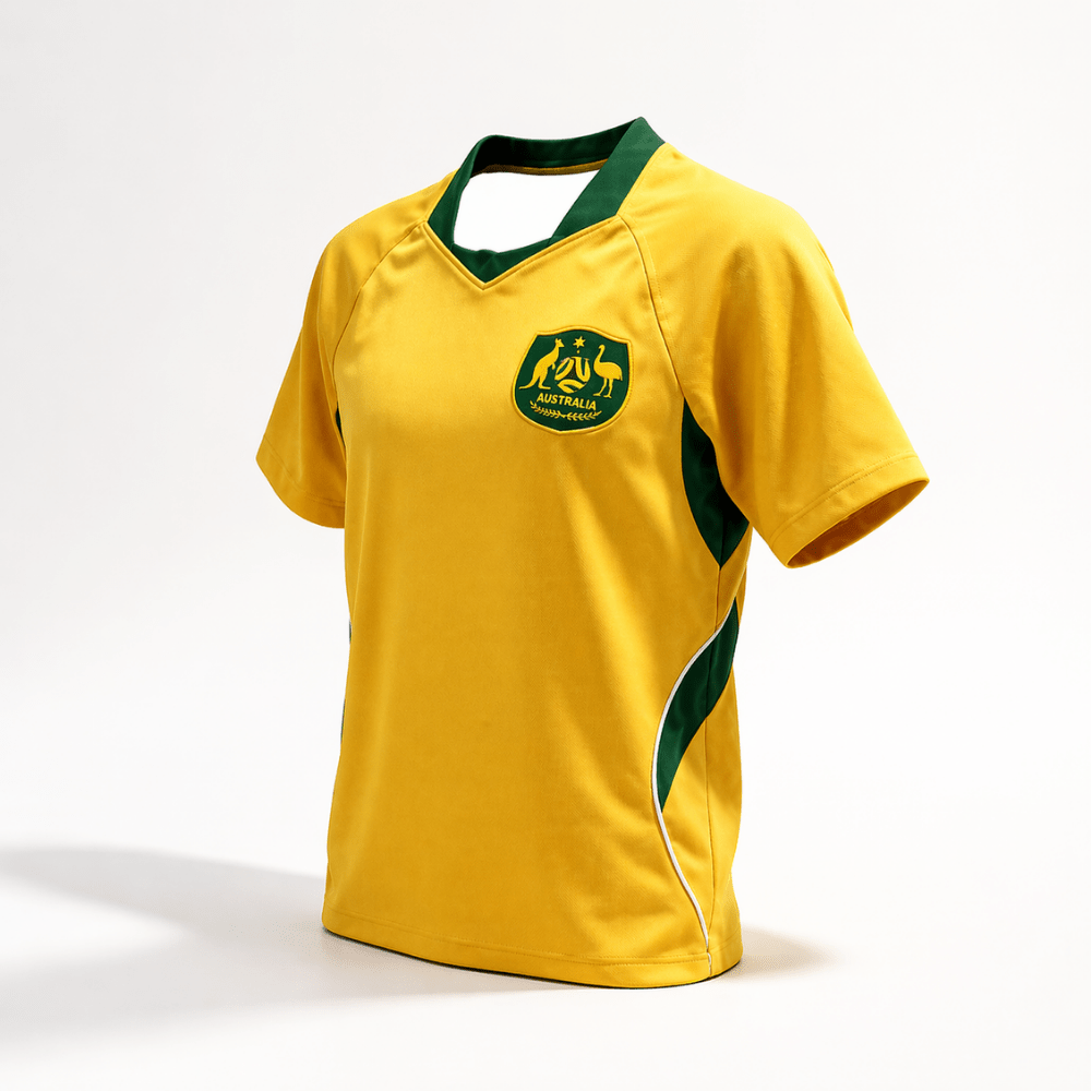 Quick Dry Soccer Jersey for Training in relaxed fit pullover style, made from lightweight polyester, featuring an Australian 2026 design for optimal performance and comfort 1