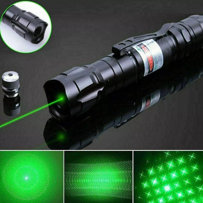 Rechargeable Green Laser Pointer with Long-Range Precision – Durable Aluminum Body for Presentations and Outdoor Use 2