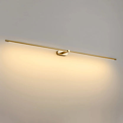 Rechargeable wall light featuring a modern cordless design in black and gold, equipped with dimmable LED technology for adjustable brightness. 10