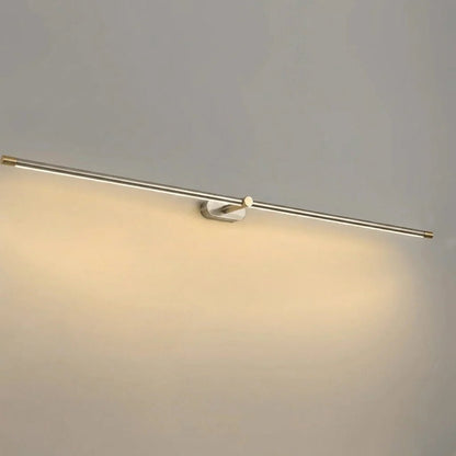 Rechargeable wall light featuring a modern cordless design in black and gold, equipped with dimmable LED technology for adjustable brightness. 9