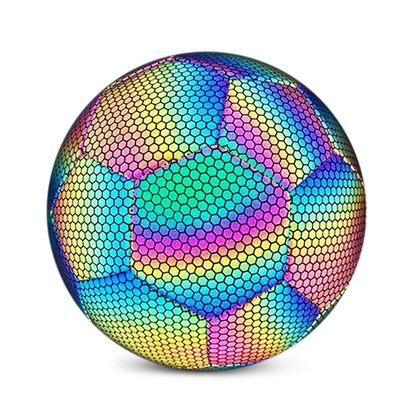 Reflective Soccer Ball for Outdoor Play with Durable Design and Colorful High-Visibility Finish 2