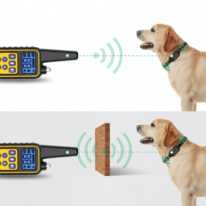 Remote Dog Training Collar with Waterproof Design and Adjustable Stimulation – Long-Range Control up to 2625 ft