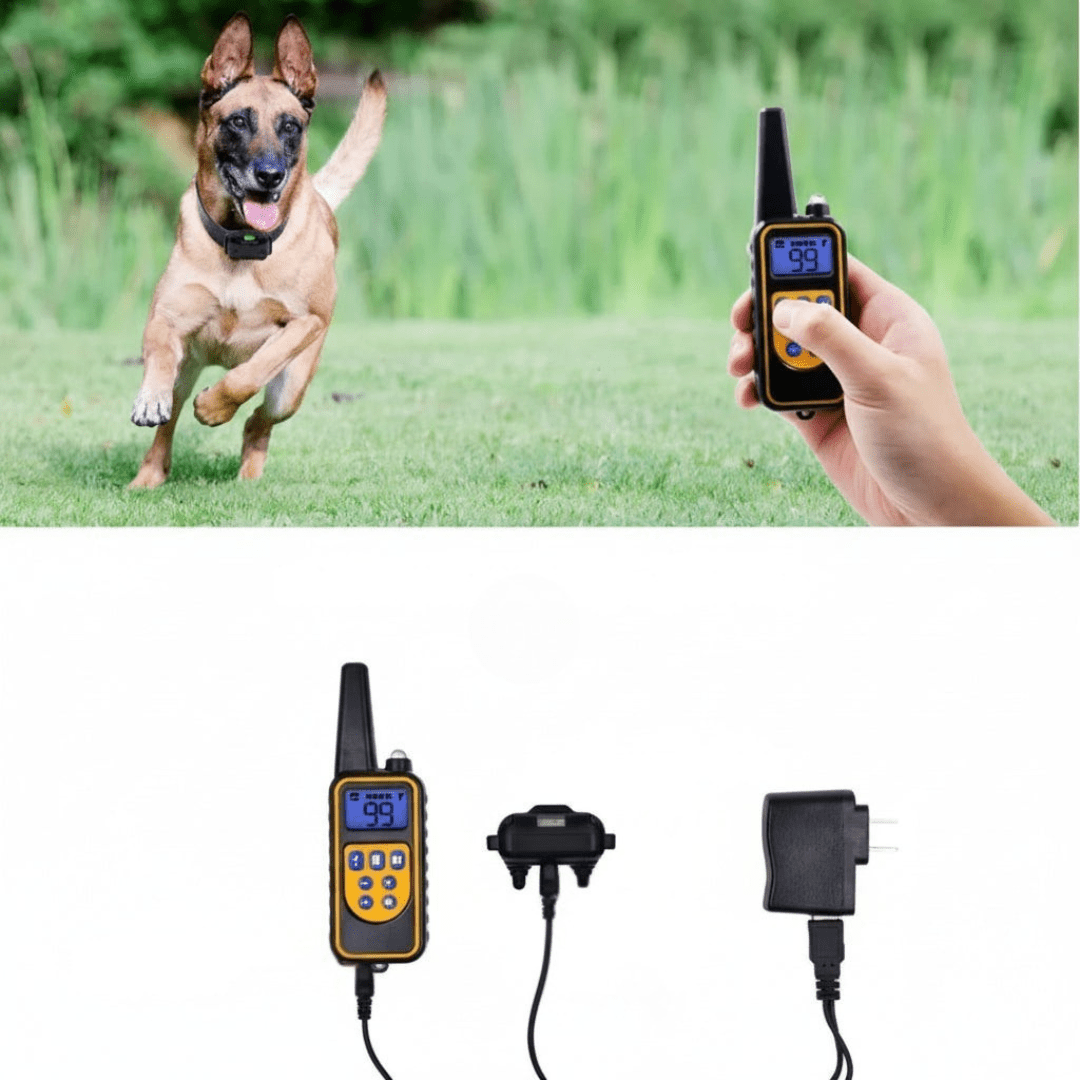 Remote Dog Training Collar with Waterproof Design and Adjustable Stimulation – Long-Range Control up to 2625 ft