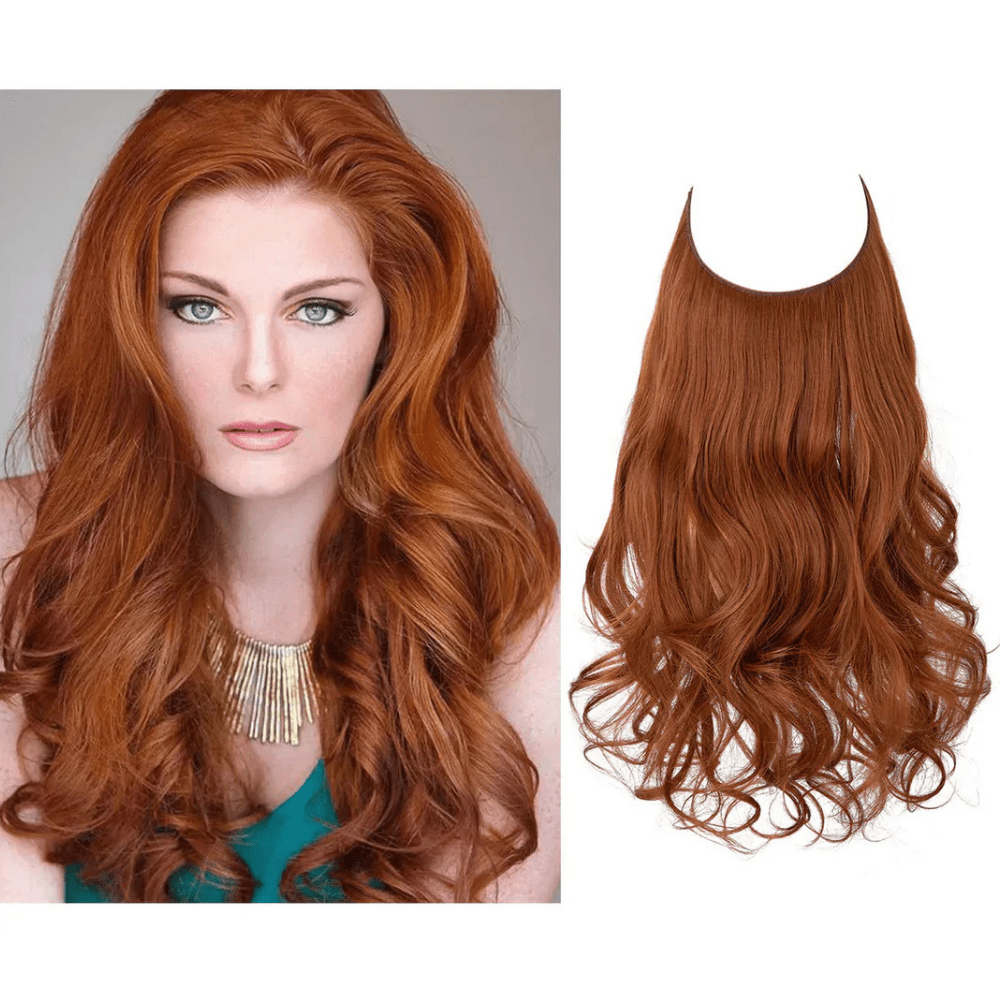 Remy human hair clip-in extensions in seamless design, offering natural volume and length for beautiful, effortless styling. 12