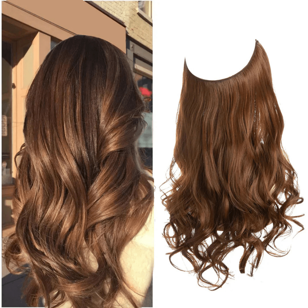 Remy human hair clip-in extensions in seamless design, offering natural volume and length for beautiful, effortless styling. 15
