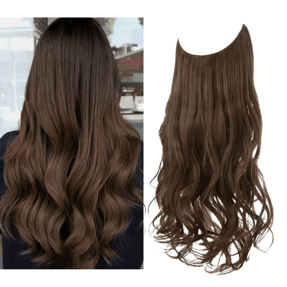 Remy human hair clip-in extensions in seamless design, offering natural volume and length for beautiful, effortless styling. 11