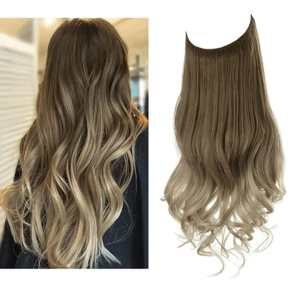 Remy human hair clip-in extensions in seamless design, offering natural volume and length for beautiful, effortless styling. 0