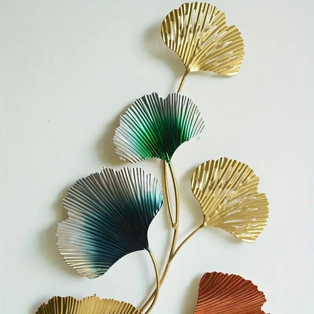 Ribbed Leaf Wall Art