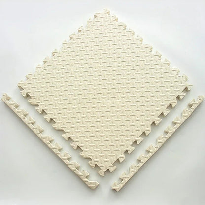 Safe Foam Baby Play Mat featuring a shock-absorbing puzzle design for sensory stimulation, measuring 120 x 90 cm, suitable for all genders. 14