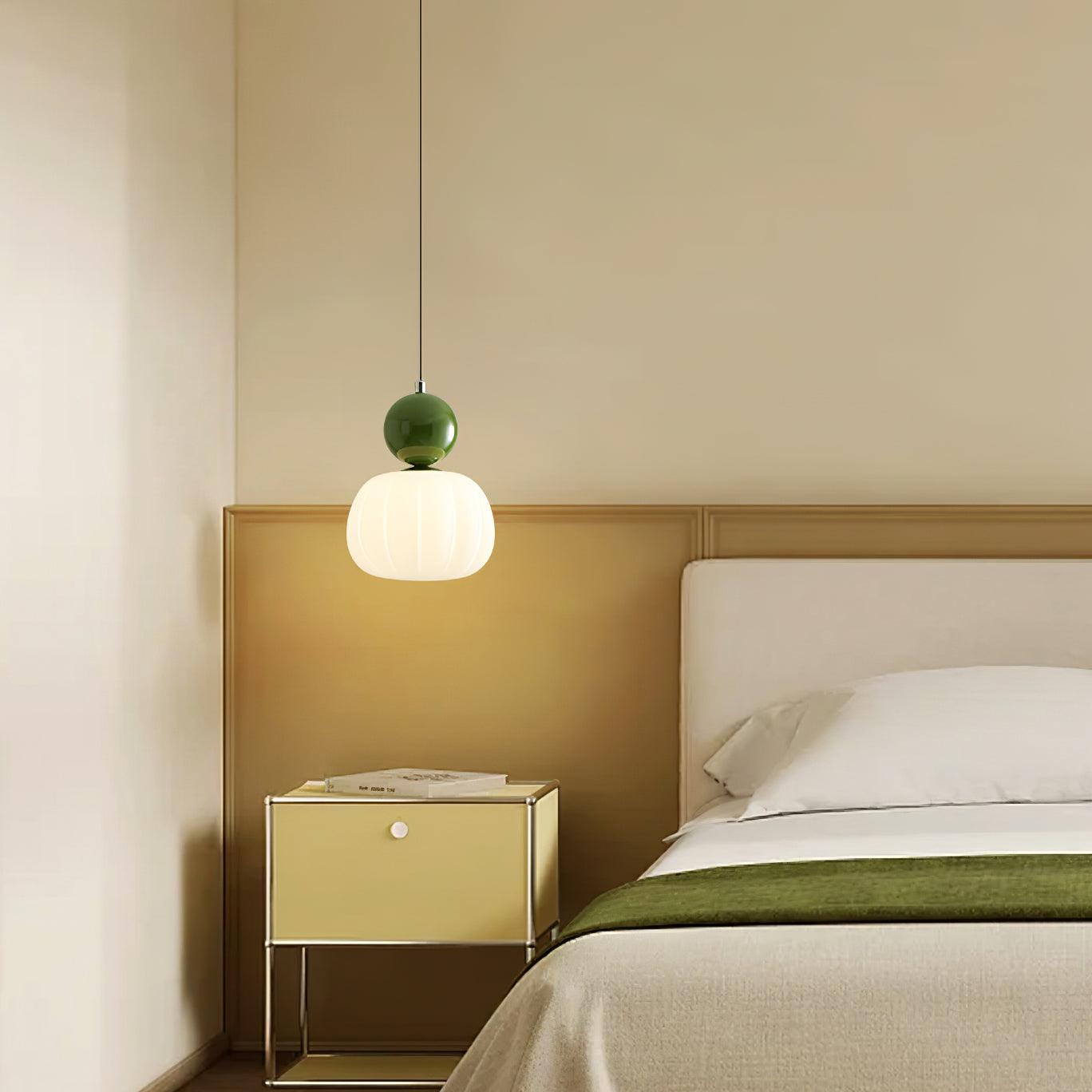 Scandinavian hanging lamp featuring a sleek metal and acrylic design, with adjustable LED light, perfect for modern interior spaces. 2