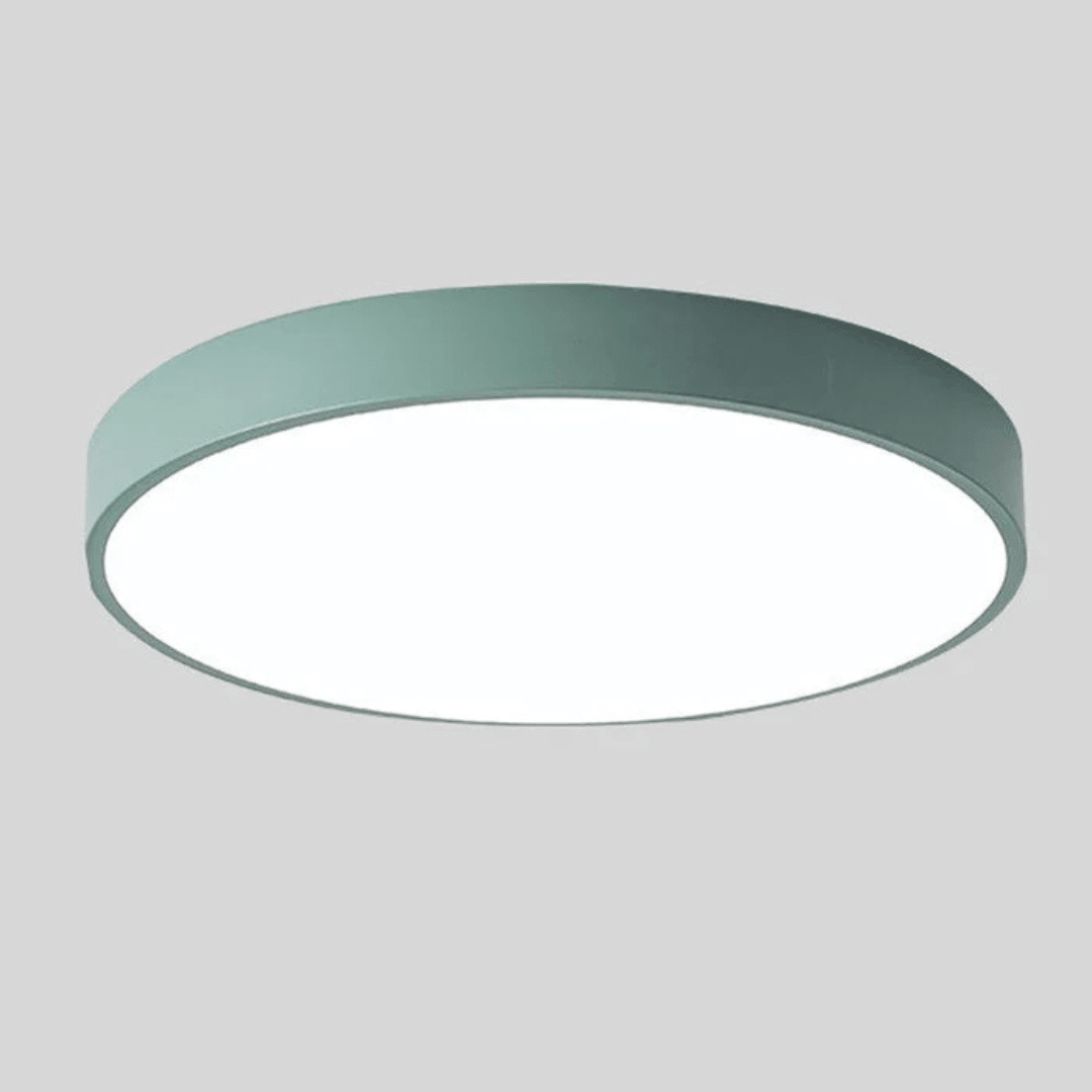 Scandinavian LED ceiling lamp featuring a minimalist design, crafted with a combination of wood and metal, perfect for modern home decor and flush mounting. 14
