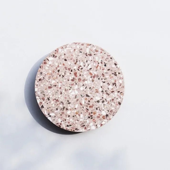 Scandinavian wall lamp featuring a warm LED light and stylish terrazzo finish, perfect for modern minimalist home decor. 5