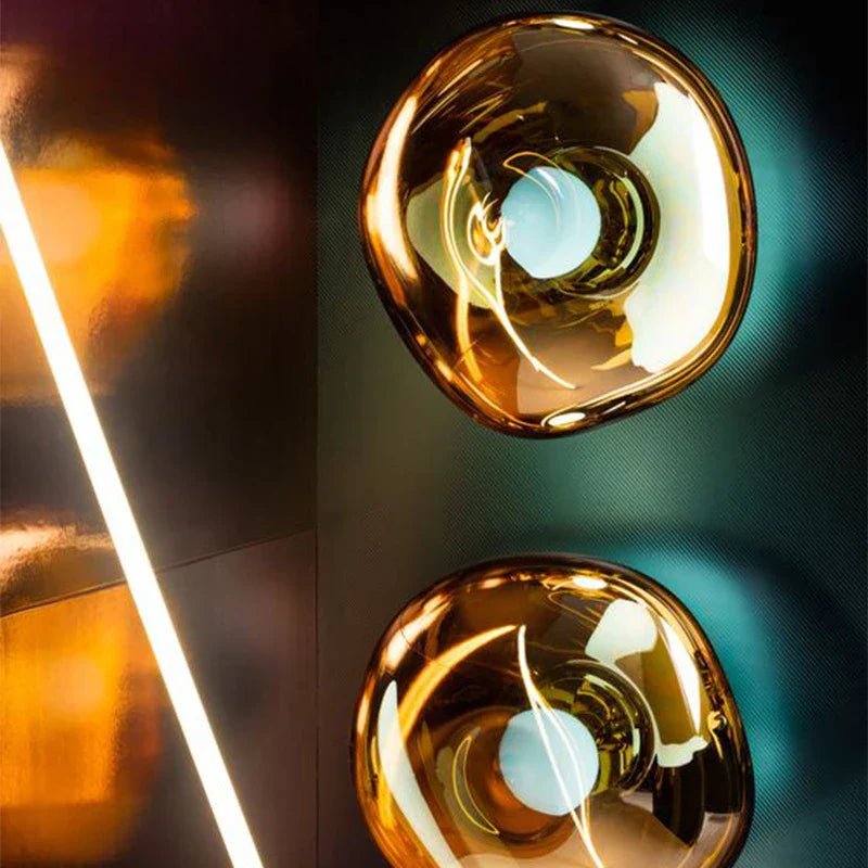 Scandinavian wall sconce lighting featuring a modern iron design with two-way lighting, perfect for enhancing home decor and providing stylish illumination. 3
