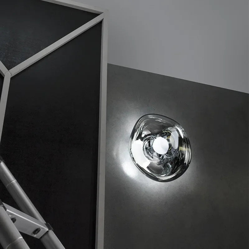 Scandinavian wall sconce lighting featuring a modern iron design with two-way lighting, perfect for enhancing home decor and providing stylish illumination. 11