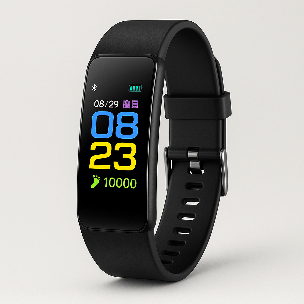 Senior smartwatch featuring health monitoring capabilities and a water-resistant design, ideal for active seniors. 1