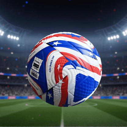 Size 5 soccer ball designed for training and match play, made of durable PU material for consistent control and performance on the field. 1