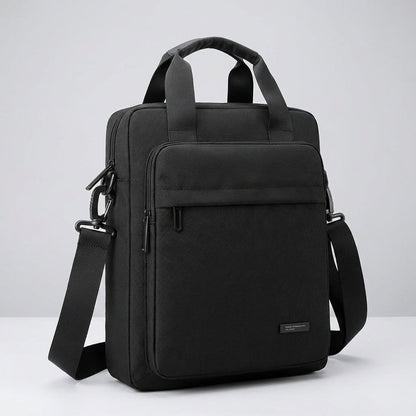 Slim Messenger Bag with Laptop Compartment – Waterproof Nylon Design – Lightweight and Adjustable Shoulder Strap 1