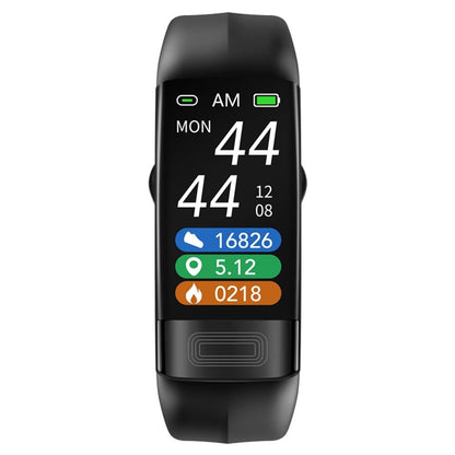 Smart Health Bracelet featuring ECG and sleep tracking capabilities, designed for women with a waterproof fitness monitor and an adjustable silicone strap. 1