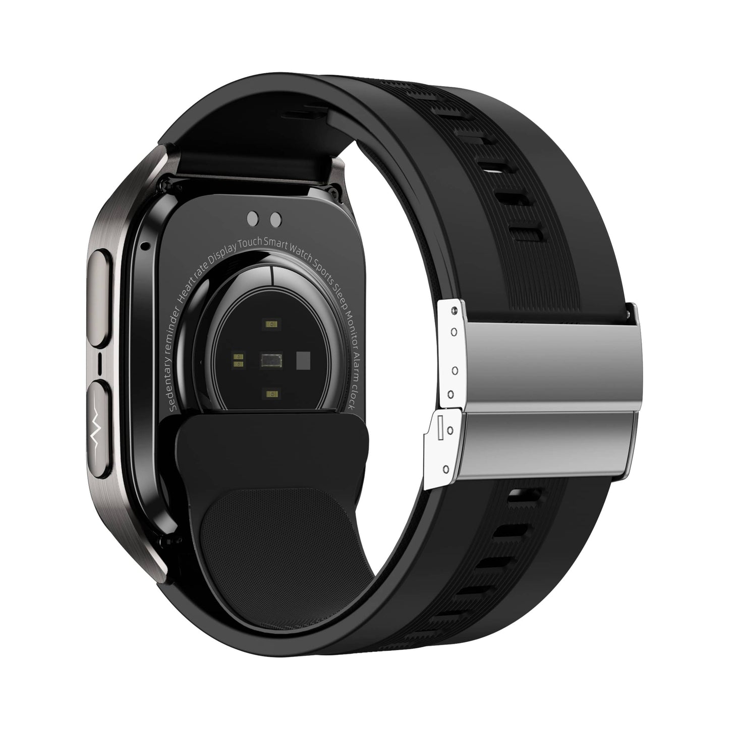 Smart Watch featuring an Air Bag Blood Pressure Monitor and comprehensive health tracking, equipped with a vibrant 2.06-Inch AMOLED screen. 8