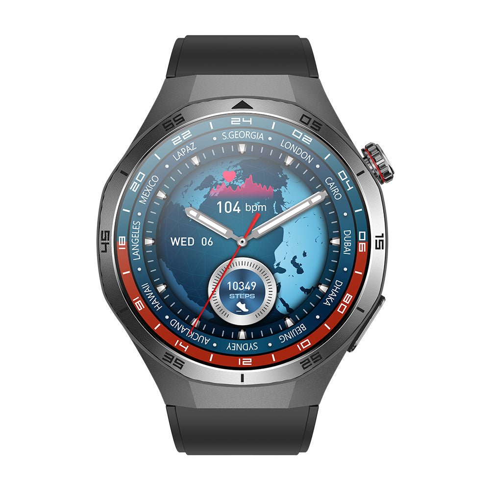 Smartwatch featuring ECG health monitoring, a vibrant 1.56-inch AMOLED display, and IP68 water resistance, ideal for fitness tracking and health management 6