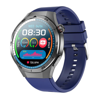Smartwatch featuring ECG health monitoring, a vibrant 1.56-inch AMOLED display, and IP68 water resistance, ideal for fitness tracking and health management 4