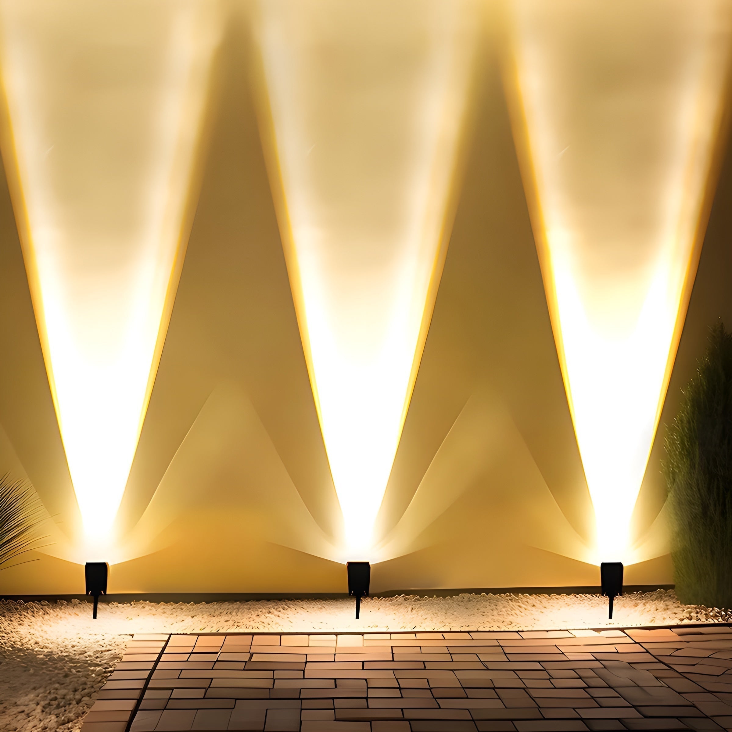 Solar LED garden spot lamp with adjustable beam, designed for wireless outdoor lighting in gardens and pathways, showcasing a sleek design and energy-efficient illumination. 0