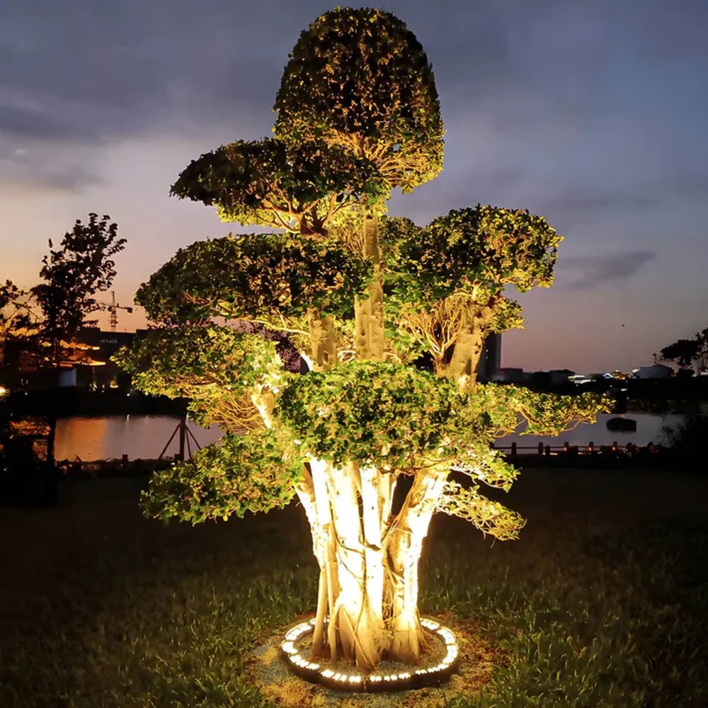 Solar powered outdoor spotlight featuring a durable aluminum design and bright LED lighting, ideal for illuminating gardens, pathways, and landscapes at night. 1