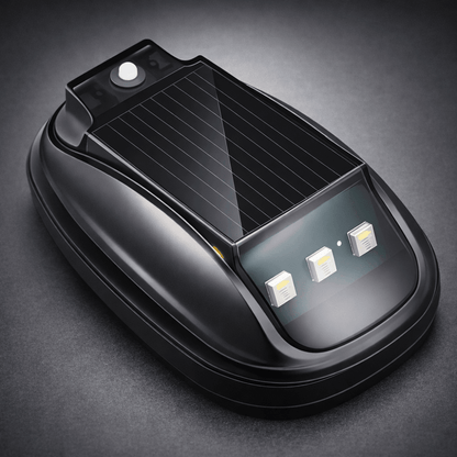 Solar rock lights for trucks featuring wireless remote control, designed for eco-friendly adhesive installation, illuminating outdoor adventures with vibrant LED lighting. 0