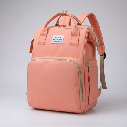 Spacious Diaper Bag Backpack with Adjustable Straps and Easy-Clean Fabric – Stylish Baby Bag for Organized Parenting 4