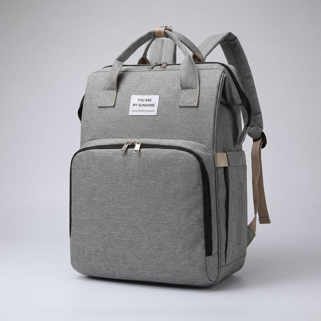 Spacious Diaper Bag Backpack with Adjustable Straps and Easy-Clean Fabric – Stylish Baby Bag for Organized Parenting 0