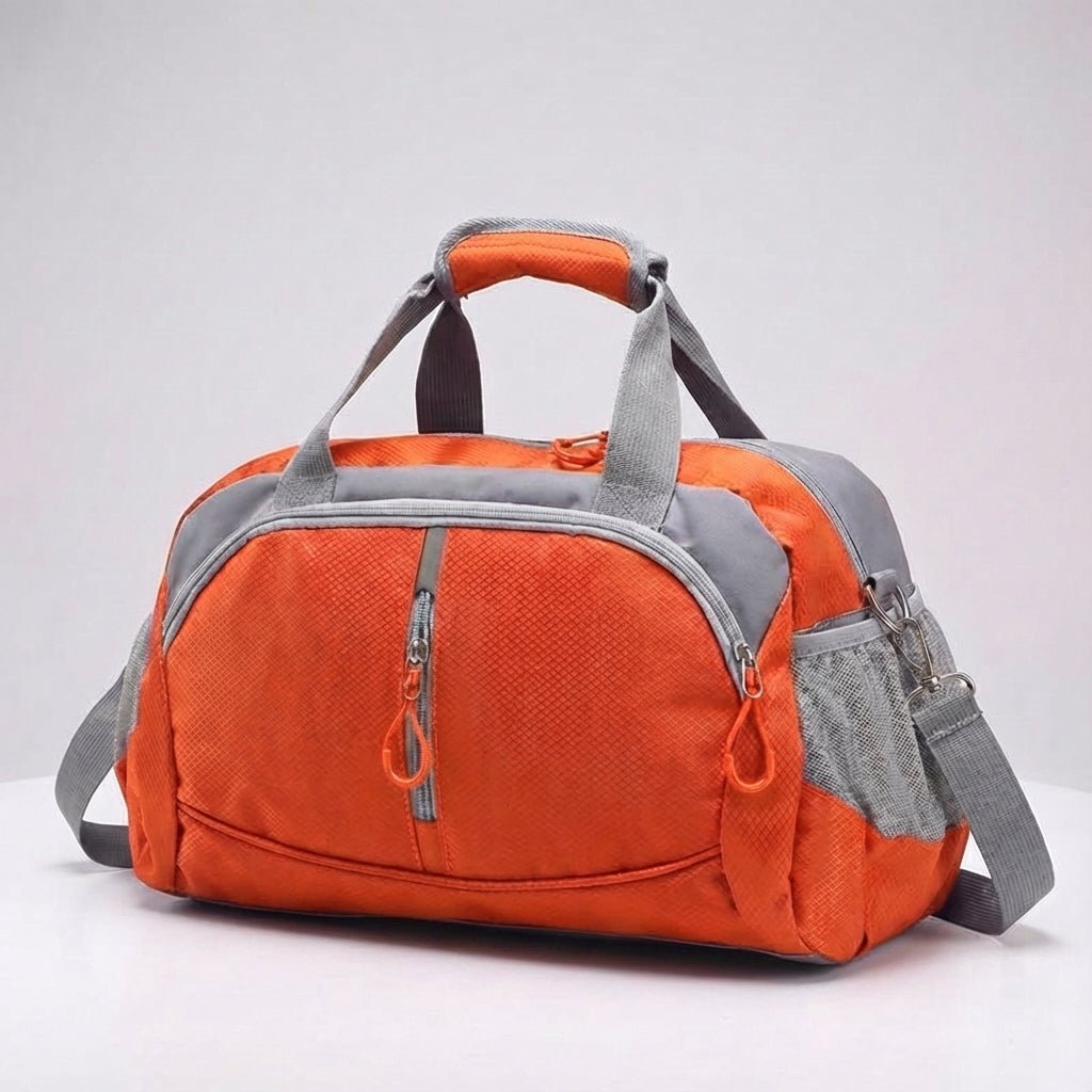 Sporty travel bag featuring weatherproof protection, adjustable straps, and a versatile 20-35L capacity, perfect for outdoor adventures and everyday use. 5