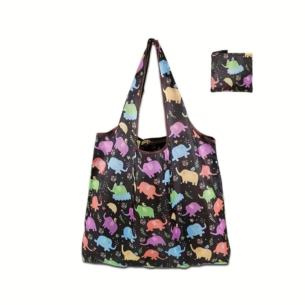 Square reusable tote bag made from lightweight, durable fabric, featuring a modern eco-friendly design, perfect for shopping and daily use. 15