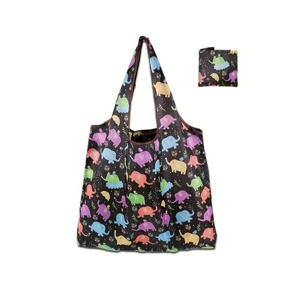 Square reusable tote bag made from lightweight, durable fabric, featuring a modern eco-friendly design, perfect for shopping and daily use. 15