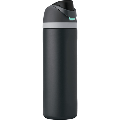 Stainless steel vacuum flask thermos with built-in straw, featuring a sleek modern design, available in multiple capacities for easy hydration on the go. 7