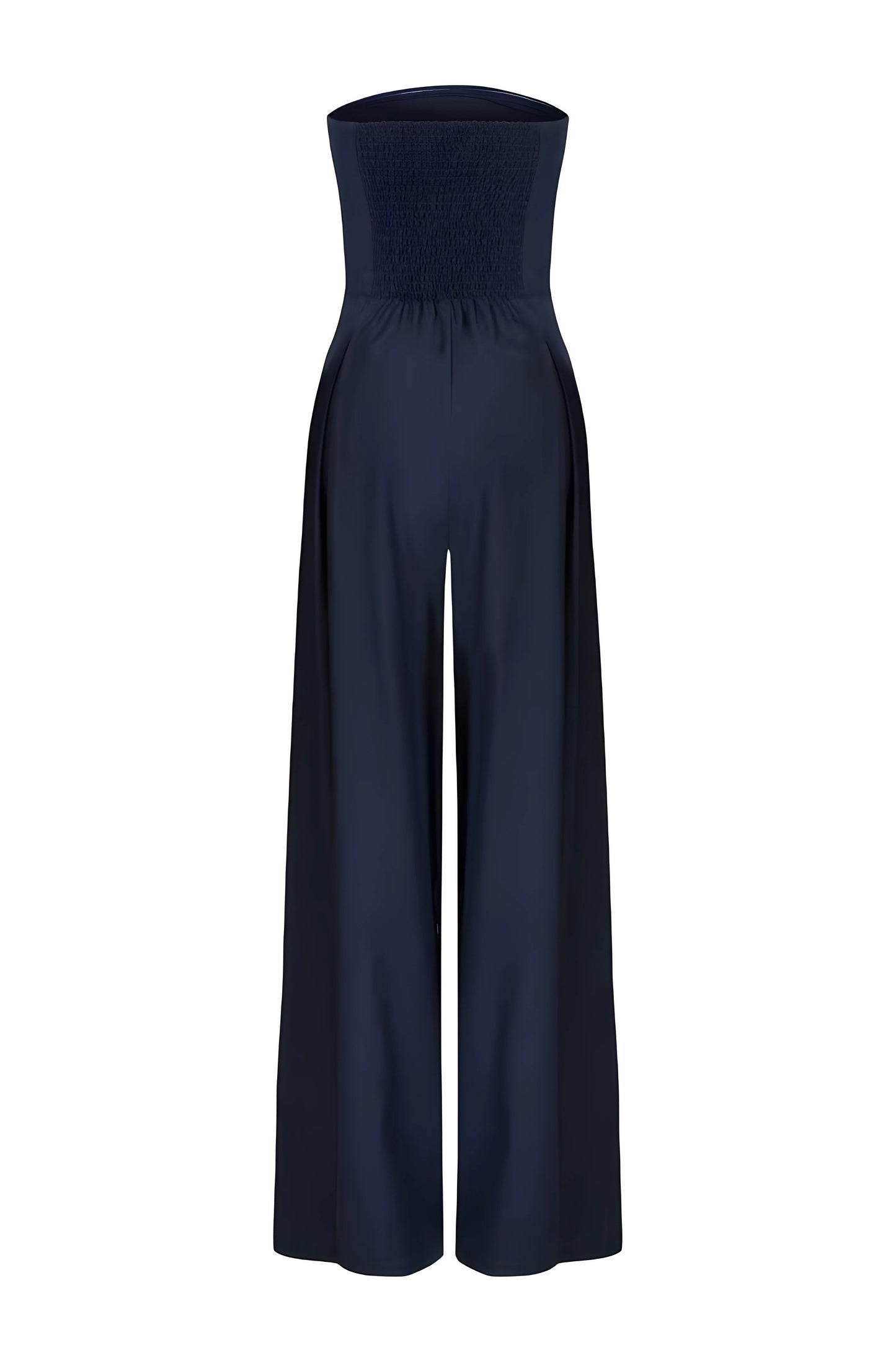 Strapless jumpsuit featuring a corset design, perfect for elegant evening wear, crafted from high-quality fabric in a modern style. 5