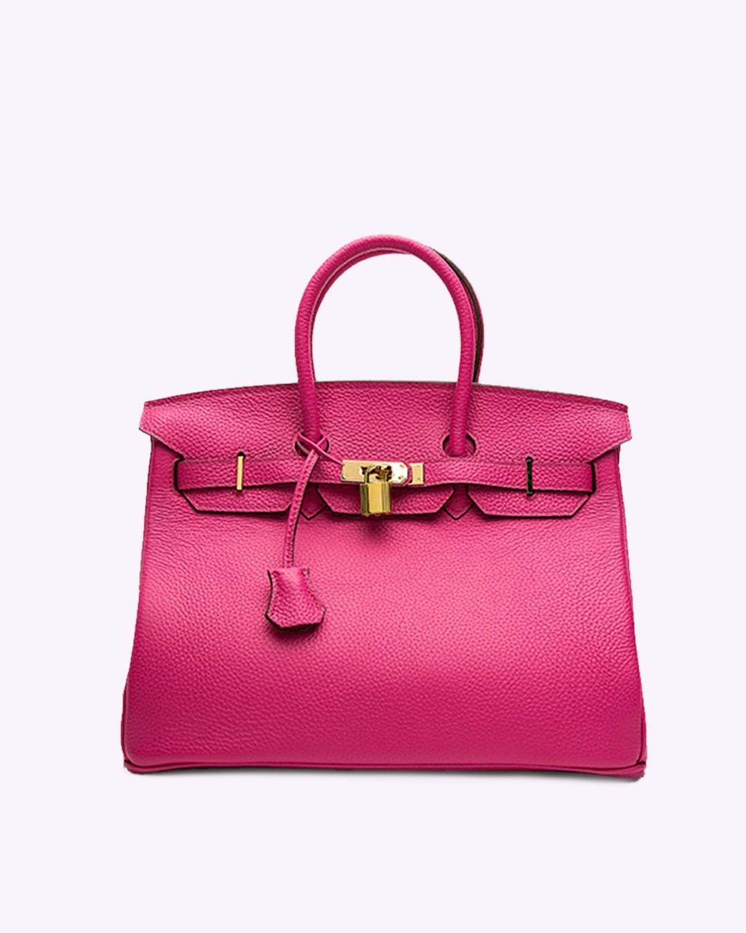 Synthetic leather handbag featuring a spacious interior and elegant design, perfect for organizing essentials for work and travel. 10
