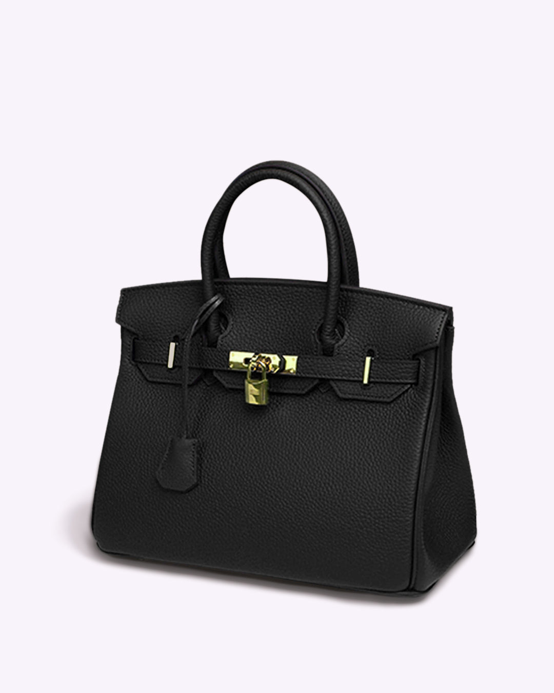 Synthetic leather handbag featuring a spacious interior and elegant design, perfect for organizing essentials for work and travel. 5