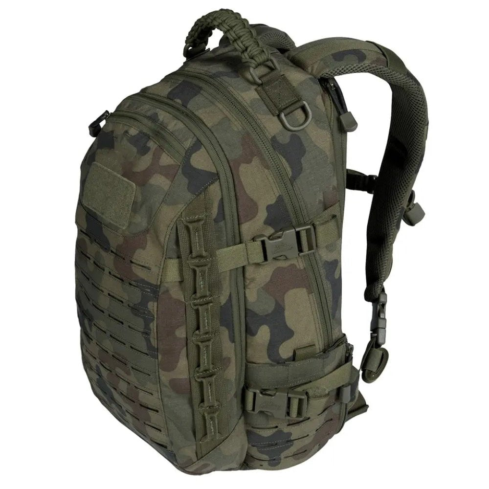 Tactical Backpack 30L capacity made from durable 500D Cordura nylon, featuring MOLLE compatibility and designed for outdoor adventures. 2