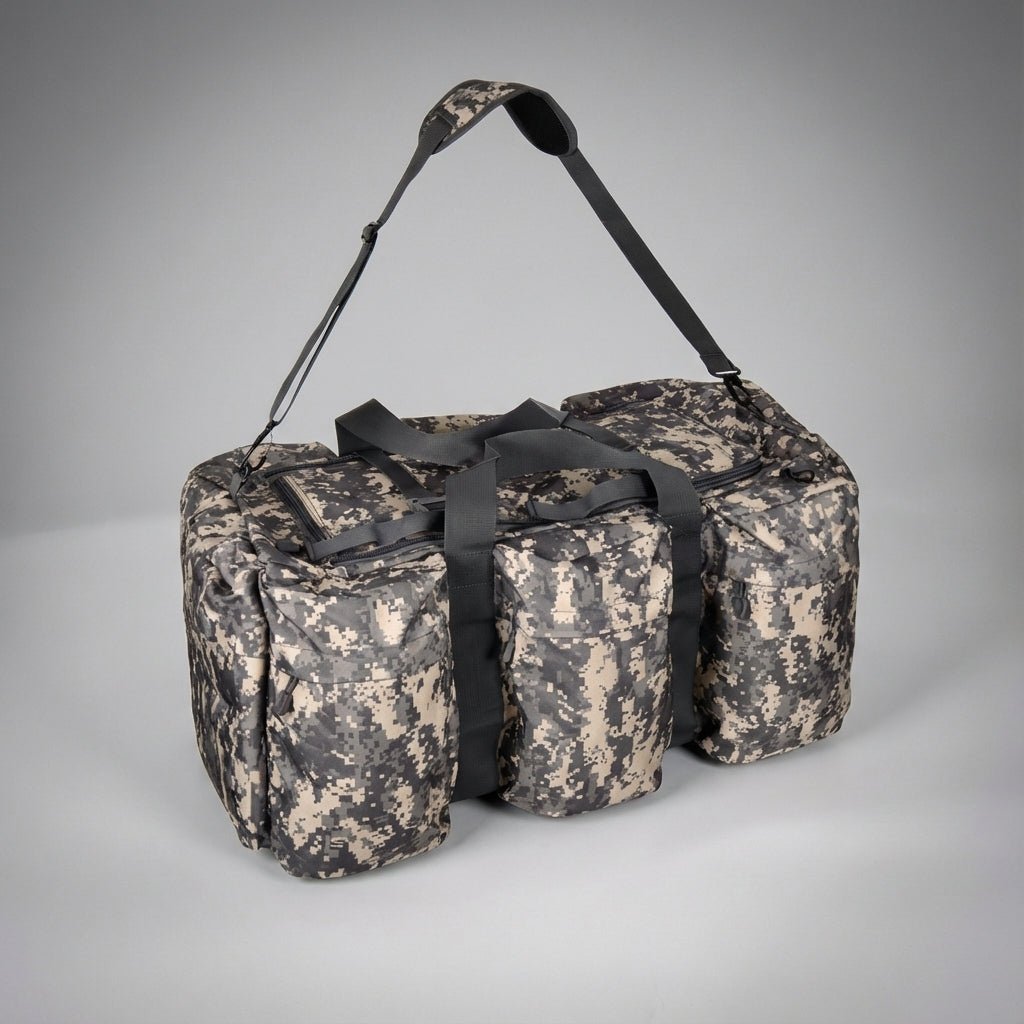 Tactical Duffel Bag with Modular System – Water-Resistant 600D Oxford – Outdoor Adventure Gear – 30 x 30 x 72 cm 7