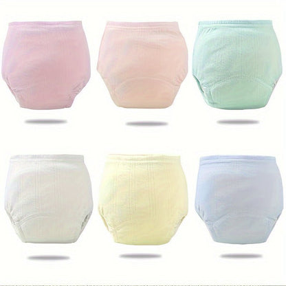 Toddler training pants with leakproof lining made from soft, reusable cotton, designed for comfortable potty training and easy transitions for toddlers. 0