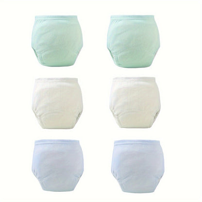 Toddler training pants with leakproof lining made from soft, reusable cotton, designed for comfortable potty training and easy transitions for toddlers. 7