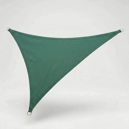 Triangular shade sail made of water-repellent fabric, perfect outdoor canopy for patios and pools, measuring 200x200 cm with reinforced corners for 7
