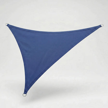 Triangular shade sail made of water-repellent fabric, perfect outdoor canopy for patios and pools, measuring 200x200 cm with reinforced corners for 8